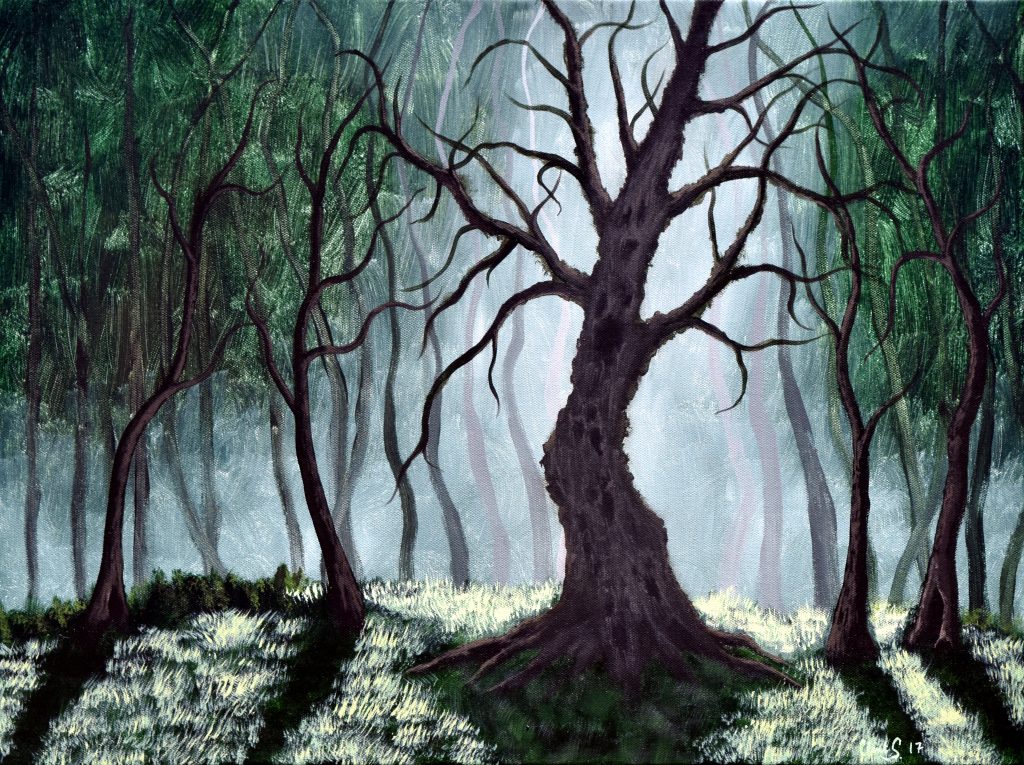 Landscape Tree Art, Original Art, Modern Art, Colorful Home Decor, Wall Art, Tree Artwork, Buy Art Paintings, Paintings and Artwork, Art Paintings for Sale