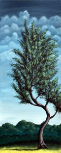 Landscape Tree Art, Original Art, Modern Art, Colorful Home Decor, Wall Art, Tree Artwork, Buy Art Paintings, Paintings and Artwork, Art Paintings for Sale